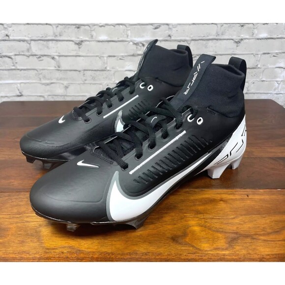 Nike Vapor Edge Pro 360 2 Men\'s Football Cleats DA5456-001 Black White SIZE 11 main image 5